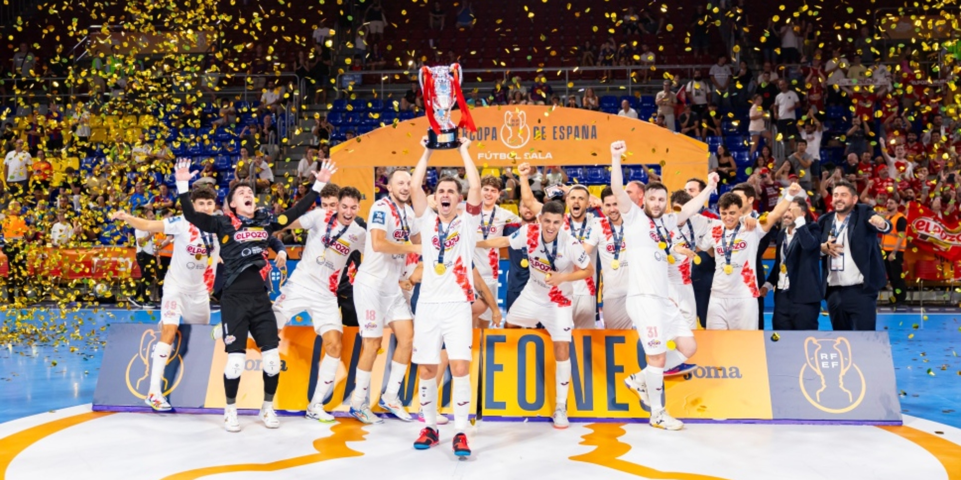 La Supercopa de España de Fútbol Sala conquistada por ElPozo Murcia en El Corte Inglés